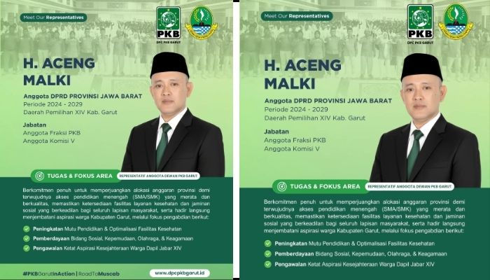 Profil H. Aceng Malki Kandidat Ketua DPC PKB Garut, Fokus Pendidikan, Kesehatan, dan Kesejahteraan