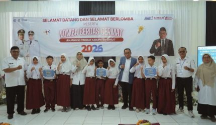 Ratusan Siswa SD Antusias Ikuti LCC 2026 Disdik Garut Bangun Mental Kompetitif Siswa SD