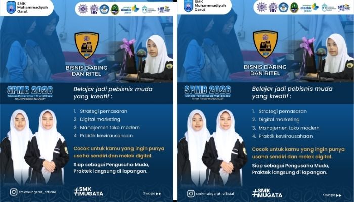 SMK Muhammadiyah Garut Buka SPMB! Jurusan Bisnis Daring dan Ritel Siapkan Siswa Kuasai Dunia Usaha Modern
