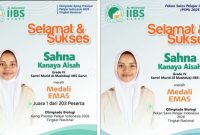 Sahna Kanaya Aisah Santri Grade IV Al Mashduqi IIBS Garut Raih Dua Medali Emas Olimpiade Biologi Nasional
