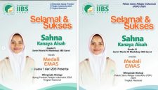 Sahna Kanaya Aisah Santri Grade IV Al Mashduqi IIBS Garut Raih Dua Medali Emas Olimpiade Biologi Nasional