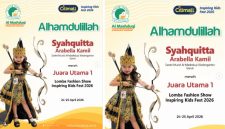 Syahquitta Arabella Kamil, Santri Murid Berbakat Al Mashduqi Kindergarten yang Raih Juara Utama 1 Inspiring Kids Fest 2026