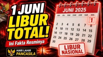 1 Juni 2026 Libur Nasional? Ini Status Hari Lahir Pancasila dan Faktanya