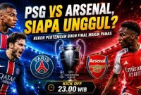 Para pemain PSG dan Arsenal bersiap menghadapi final Liga Champions UEFA 2025/2026 di Puskas Arena, Budapest
‎
