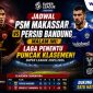 Jadwal PSM Makassar vs Persib Bandung Malam Ini, Laga Penentu Puncak Klasemen Super League 2025/2026