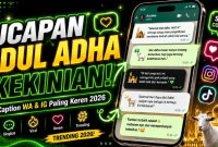 70 Ucapan Selamat Idul Adha 2026 Modern dan Aesthetic, Cocok untuk Caption IG hingga Status WA