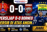 Hasil Persijap vs Borneo FC 0-0, Persib Bandung Makin Dekat Juara Liga Indonesia