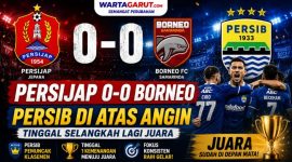 Hasil Persijap vs Borneo FC 0-0, Persib Bandung Makin Dekat Juara Liga Indonesia
