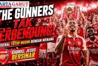 Crystal Palace vs Arsenal 1-2, The Gunners Akhiri Musim dengan Kemenangan