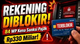 DJP Blokir Rekening 84 Wajib Pajak Rp330,6 Miliar, Ini Dampaknya bagi Masyarakat