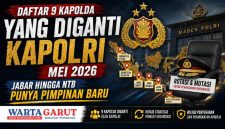 Mutasi Polri Mei 2026: 9 Kapolda Diganti, Jawa Barat hingga NTB Resmi Punya Pimpinan Baru