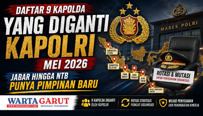 Mutasi Polri Mei 2026: 9 Kapolda Diganti, Jawa Barat hingga NTB Resmi Punya Pimpinan Baru