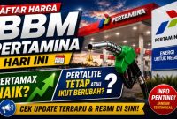 Daftar Harga BBM Pertamina Hari Ini: Pertamax Naik, Pertalite Tetap atau Ikut Berubah?