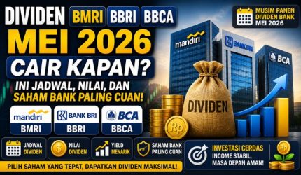 Dividen BMRI BBRI BBCA Mei 2026 Cair Kapan Ini Jadwal Nilai dan Saham Bank Paling Cuan