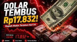 Dolar Hari Ini Tembus Rp17.832, Rupiah Makin Tertekan dan Publik Mulai Khawatir