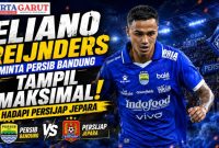 Eliano Reijnders Minta Persib Bandung Tampil Maksimal Hadapi Persijap Jepara