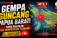 Gempa Hari Ini Guncang Kaimana Papua Barat, BMKG Pastikan Tak Tsunami