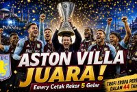 Hasil Freiburg vs Aston Villa 0-3, The Villans Raih Trofi Eropa Pertama dalam 44 Tahun