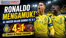 Hasil Al-Nassr Vs Damac FC 4-1, Cristiano Ronaldo Cetak Dua Gol