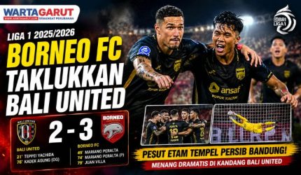 Hasil Bali United vs Borneo FC 2 3 Pesut Etam Tempel Persib Bandung