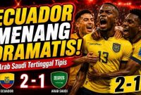 Hasil Ekuador vs Arab Saudi 2-1: Gol Valencia Tentukan Kemenangan Dramatis