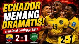 Hasil Ekuador vs Arab Saudi 2-1: Gol Valencia Tentukan Kemenangan Dramatis