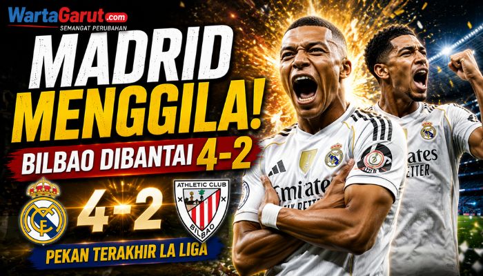 Hasil Madrid vs Bilbao 4-2, Mbappe dan Bellingham Bersinar