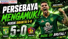 Hasil Persebaya vs Persik 5-0, Bajul Ijo Tutup Musim Sempurna