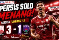 Hasil Persita vs Persis 1-3, Persis Solo Menang Efektif di Laga Penutup