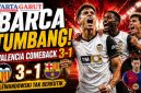 Hasil Valencia vs Barcelona 3-1, Barca Tumbang Dramatis di Pekan Terakhir