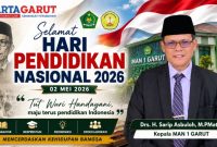 Kepala MAN 1 Garut Ucapkan Selamat Hari Pendidikan Nasional 2026, Gaungkan Semangat Tut Wuri Handayani