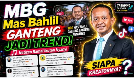 Lagu MBG Mas Bahlil Ganteng Viral, Ini Lirik Lengkap dan Fakta Menariknya 5 Lagu MBG Mas Bahlil Ganteng Viral Ini Lirik Lengkap dan Fakta Menariknya