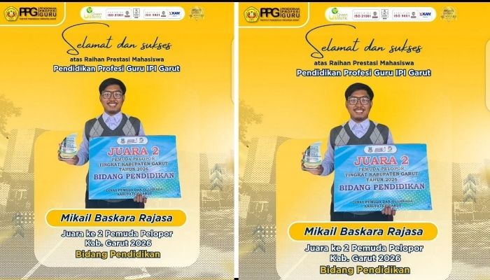 Mahasiswa PPG IPI Garut Raih Juara 2 Pemuda Pelopor Kabupaten Garut 2026 Bidang Pendidikan