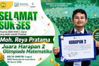 Moh. Reya Pratama Harumkan MAN 1 Garut di Olimpiade Matematika Se-Jawa Barat