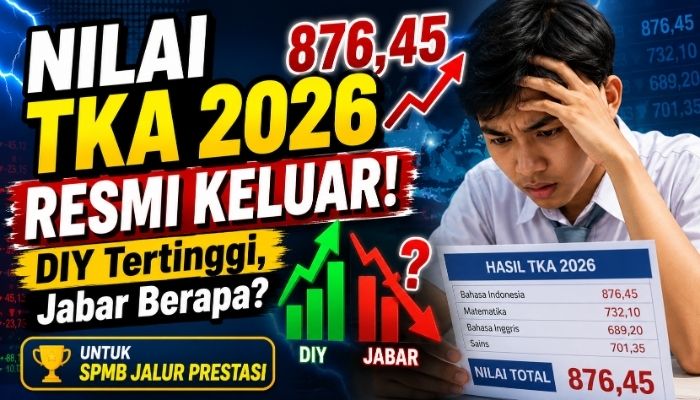 Siswa mengikuti Tes Kemampuan Akademik (TKA). Kemendikdasmen merilis nilai TKA Matematika SD dan SMP 2026 yang akan digunakan dalam SPMB jalur prestasi.

