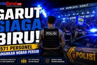 Nobar Persib vs Persijap Dijaga Ketat, Polres Garut Ploting Jalur Konvoi Bobotoh