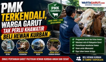 PMK Terkendali Warga Garut Tak Perlu Khawatir Beli Hewan Kurban