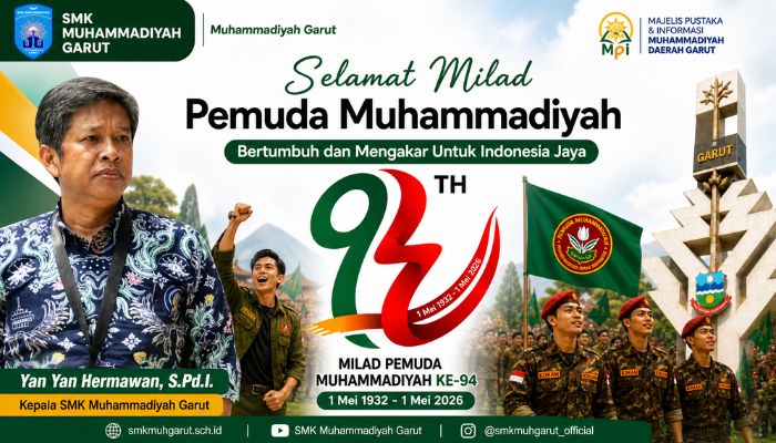 Peringatan Milad Pemuda Muhammadiyah ke-94, SMK Muhammadiyah Garut Ajak Generasi Muda Perkuat Kontribusi