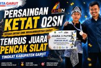 Persaingan Ketat O2SN, Rehan Antar SMK Muhammadiyah Garut Tembus Juara Pencak Silat Tingkat Kabupaten Garut