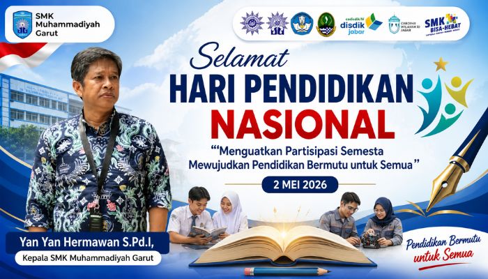 Hardiknas 2026, Kepala SMK Muhammadiyah Garut Soroti Masih Banyak Anak Putus Sekolah di Garut