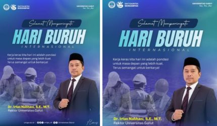 Rektor Universitas Garut Ajak Pekerja Jadikan Hari Buruh sebagai Momentum Berkarya dan Berinovasi