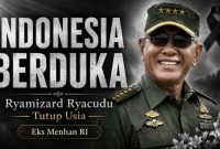 Mantan Menteri Pertahanan RI Ryamizard Ryacudu semasa hidup. TNI AD mengenang dedikasi, kepemimpinan, dan pengabdian almarhum dalam memperkuat pertahanan Indonesia.
