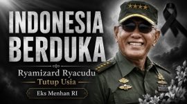 Mantan Menteri Pertahanan RI Ryamizard Ryacudu semasa hidup. TNI AD mengenang dedikasi, kepemimpinan, dan pengabdian almarhum dalam memperkuat pertahanan Indonesia.