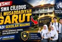 SMA Ciledug Al Musaddadiyah Garut resmi ditetapkan sebagai Sekolah Swasta Kerja Sama Sekolah Maung “Manusia Unggul” untuk mencetak generasi berkarakter dan berdaya saing global