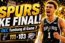 Victor Wembanyama memimpin Spurs mengalahkan OKC Thunder 111-103 di Game 7 Final Wilayah Barat NBA 2026.