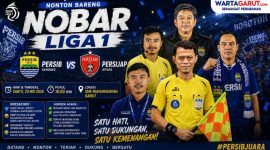 SMK Muhammadiyah Garut Gelar Nobar Persib vs Persijap, Dukung Maung Bandung Juara
