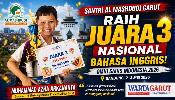 Santri Al Mashduqi Islamic Primary School Garut Raih Juara 3 Nasional Bahasa Inggris di Bandung