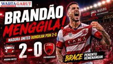 Skor Madura United vs PSM Makassar 2-0, Brandão Jadi Pembeda