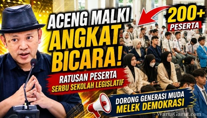 Anggota DPRD Jawa Barat Aceng Malki Apresiasi Sekolah Legislatif di Garut, Dorong Generasi Muda Melek Demokrasi