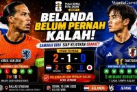 Belanda vs Jepang: Head to Head Berpihak ke Oranje, Tapi Samurai Biru Lebih Menjanjikan
